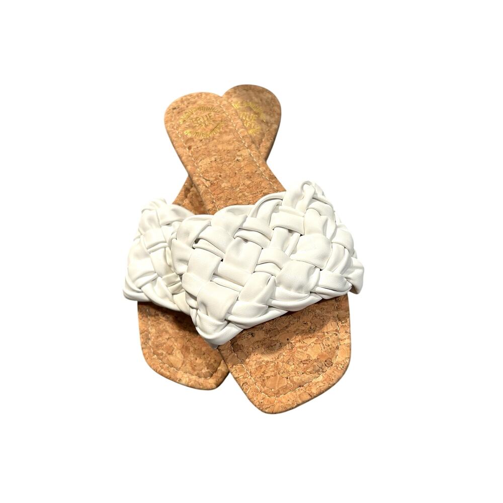 Belk White Sandals